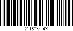 Código de barras (EAN, GTIN, SKU, ISBN): '2115TM/4X'