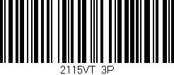 Código de barras (EAN, GTIN, SKU, ISBN): '2115VT/3P'