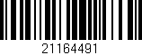 Código de barras (EAN, GTIN, SKU, ISBN): '21164491'