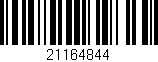 Código de barras (EAN, GTIN, SKU, ISBN): '21164844'