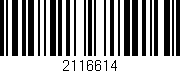 Código de barras (EAN, GTIN, SKU, ISBN): '2116614'