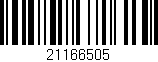 Código de barras (EAN, GTIN, SKU, ISBN): '21166505'