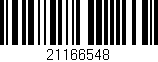 Código de barras (EAN, GTIN, SKU, ISBN): '21166548'