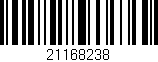 Código de barras (EAN, GTIN, SKU, ISBN): '21168238'