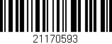 Código de barras (EAN, GTIN, SKU, ISBN): '21170593'