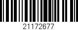 Código de barras (EAN, GTIN, SKU, ISBN): '21172677'