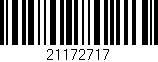 Código de barras (EAN, GTIN, SKU, ISBN): '21172717'