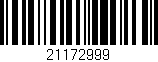 Código de barras (EAN, GTIN, SKU, ISBN): '21172999'