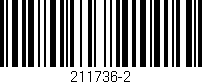 Código de barras (EAN, GTIN, SKU, ISBN): '211736-2'