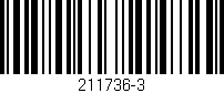 Código de barras (EAN, GTIN, SKU, ISBN): '211736-3'