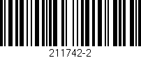 Código de barras (EAN, GTIN, SKU, ISBN): '211742-2'