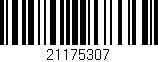 Código de barras (EAN, GTIN, SKU, ISBN): '21175307'