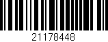 Código de barras (EAN, GTIN, SKU, ISBN): '21178448'