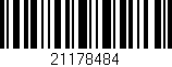 Código de barras (EAN, GTIN, SKU, ISBN): '21178484'