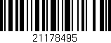Código de barras (EAN, GTIN, SKU, ISBN): '21178495'
