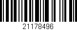 Código de barras (EAN, GTIN, SKU, ISBN): '21178496'