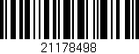 Código de barras (EAN, GTIN, SKU, ISBN): '21178498'