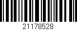 Código de barras (EAN, GTIN, SKU, ISBN): '21178528'