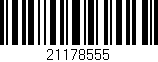 Código de barras (EAN, GTIN, SKU, ISBN): '21178555'