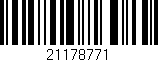 Código de barras (EAN, GTIN, SKU, ISBN): '21178771'