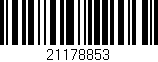 Código de barras (EAN, GTIN, SKU, ISBN): '21178853'