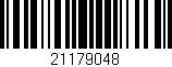 Código de barras (EAN, GTIN, SKU, ISBN): '21179048'