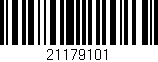 Código de barras (EAN, GTIN, SKU, ISBN): '21179101'