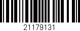 Código de barras (EAN, GTIN, SKU, ISBN): '21179131'