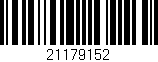Código de barras (EAN, GTIN, SKU, ISBN): '21179152'
