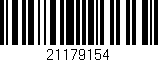 Código de barras (EAN, GTIN, SKU, ISBN): '21179154'