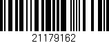 Código de barras (EAN, GTIN, SKU, ISBN): '21179162'