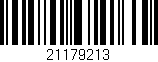 Código de barras (EAN, GTIN, SKU, ISBN): '21179213'