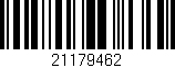 Código de barras (EAN, GTIN, SKU, ISBN): '21179462'