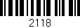 Código de barras (EAN, GTIN, SKU, ISBN): '2118'