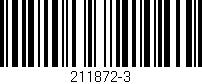 Código de barras (EAN, GTIN, SKU, ISBN): '211872-3'