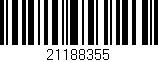 Código de barras (EAN, GTIN, SKU, ISBN): '21188355'