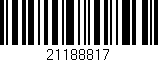 Código de barras (EAN, GTIN, SKU, ISBN): '21188817'
