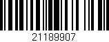 Código de barras (EAN, GTIN, SKU, ISBN): '21189907'