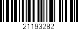Código de barras (EAN, GTIN, SKU, ISBN): '21193282'