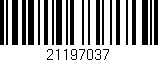 Código de barras (EAN, GTIN, SKU, ISBN): '21197037'