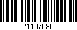 Código de barras (EAN, GTIN, SKU, ISBN): '21197086'