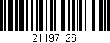 Código de barras (EAN, GTIN, SKU, ISBN): '21197126'