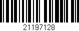Código de barras (EAN, GTIN, SKU, ISBN): '21197128'