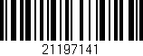Código de barras (EAN, GTIN, SKU, ISBN): '21197141'