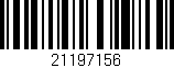 Código de barras (EAN, GTIN, SKU, ISBN): '21197156'