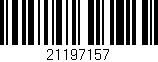 Código de barras (EAN, GTIN, SKU, ISBN): '21197157'