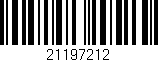 Código de barras (EAN, GTIN, SKU, ISBN): '21197212'