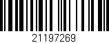 Código de barras (EAN, GTIN, SKU, ISBN): '21197269'