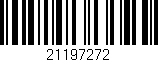 Código de barras (EAN, GTIN, SKU, ISBN): '21197272'