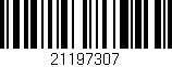 Código de barras (EAN, GTIN, SKU, ISBN): '21197307'